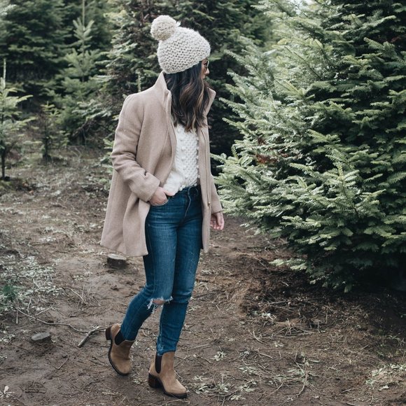 $399 Frye Sabrina Chelsea Vintage Tan/Taupe Leather Pull On Heeled Ankle Boot - Picture 3 of 16